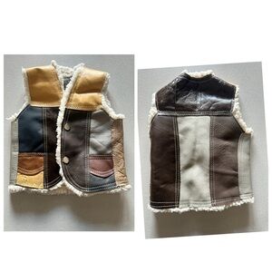 Boys Leather vest